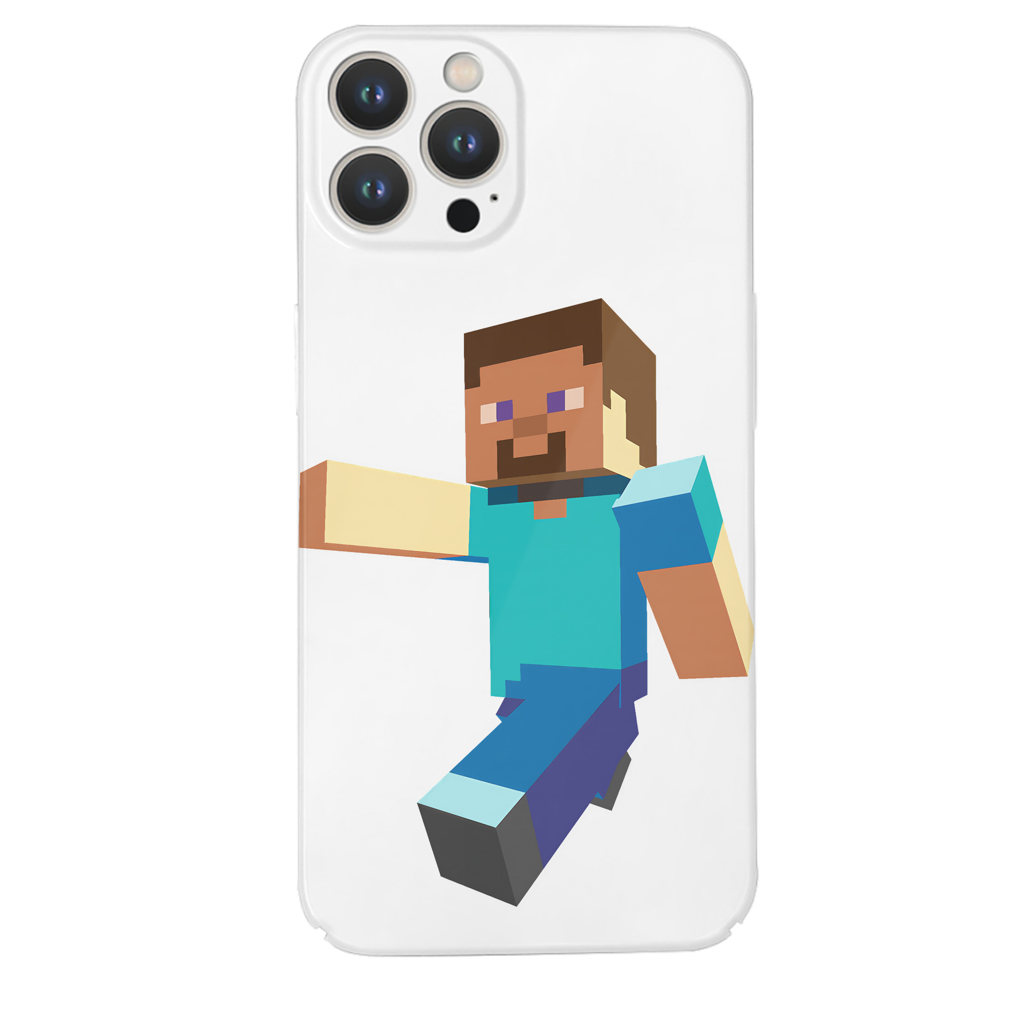 （画像用） マインクラフト ブロックの世界 Minecraft MC Block world 【iPhone 14シリーズ対応】ハードケース